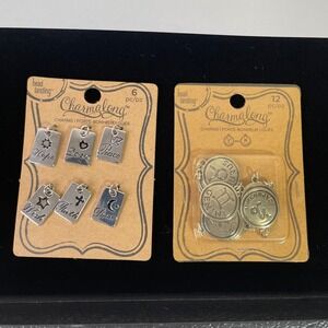 Inspirational Zodiac Jewelry Charms Bundle Silver Tone 18pc Landing Charmalong